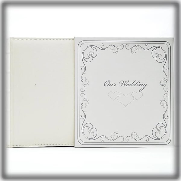Album 13x18 cm alb cu 200 pagini