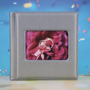 Silver book 25x25 cm